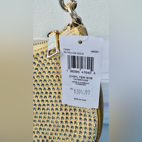 COACH Teri Mini Crossbody Bag decorated with crystals NEW - Picture 9 of 14